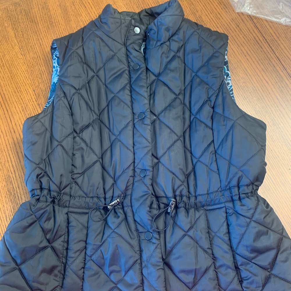 The Limited Black Puffer Vest